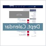 Departmental Calendar Template